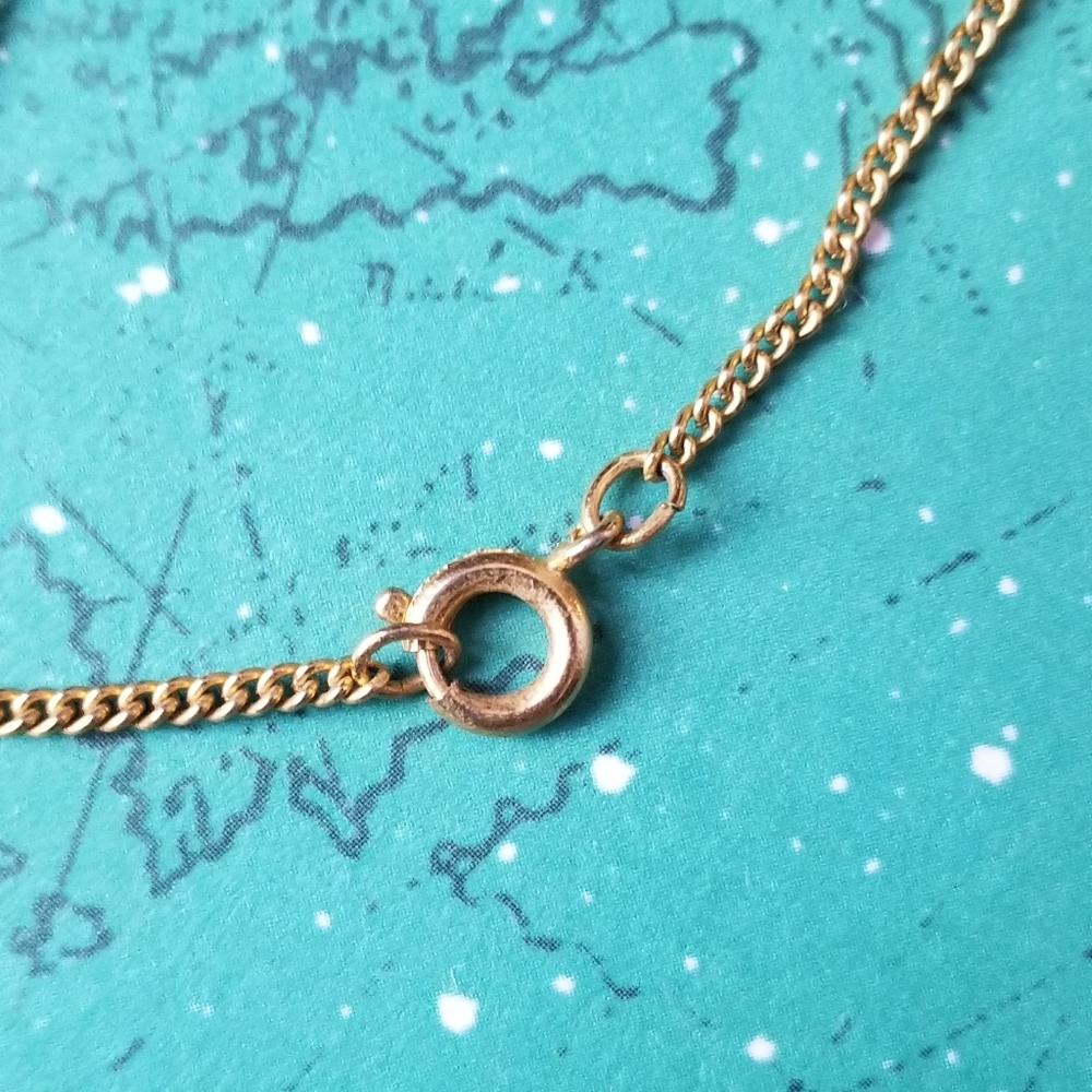 Relisted -guitar necklace gold tone - Picture 6 of 6